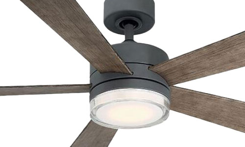 weathered grey ceiling fan